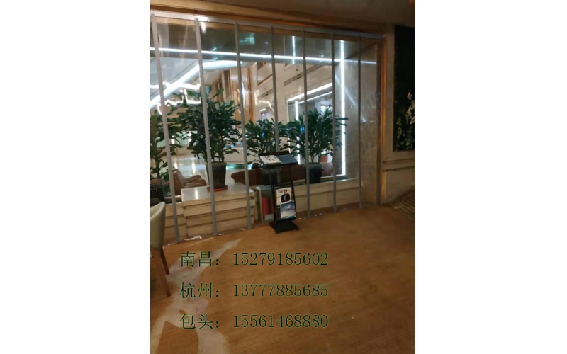 海德大酒店磁吸門簾